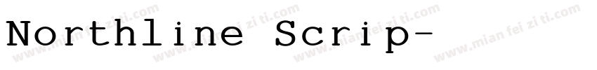 Northline Scrip字体转换